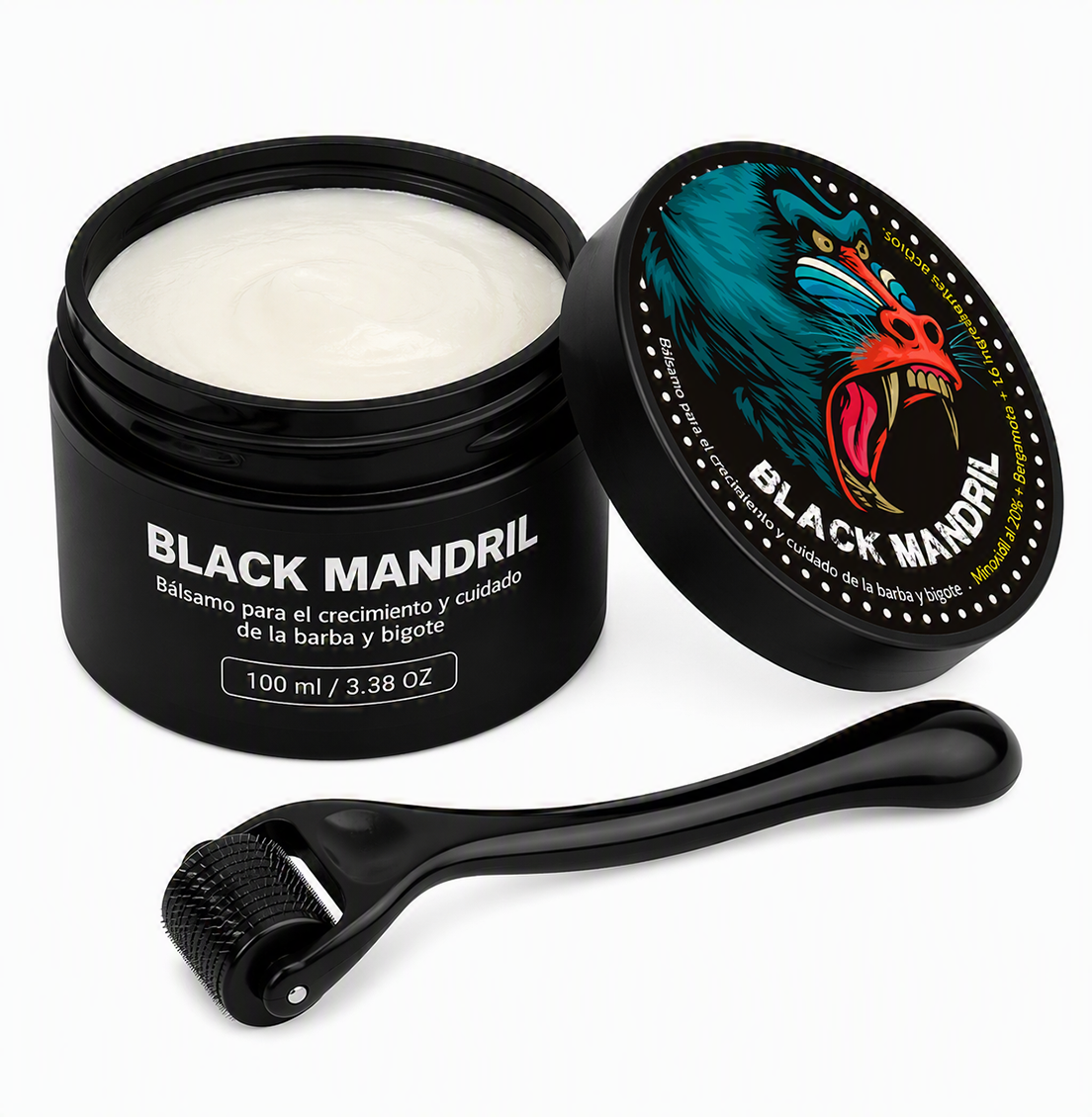 Bálsamo de crecimiento de barba 20% Minoxidil