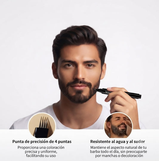 lapiz rellenador de barba Black