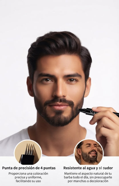 lapiz rellenador de barba Black