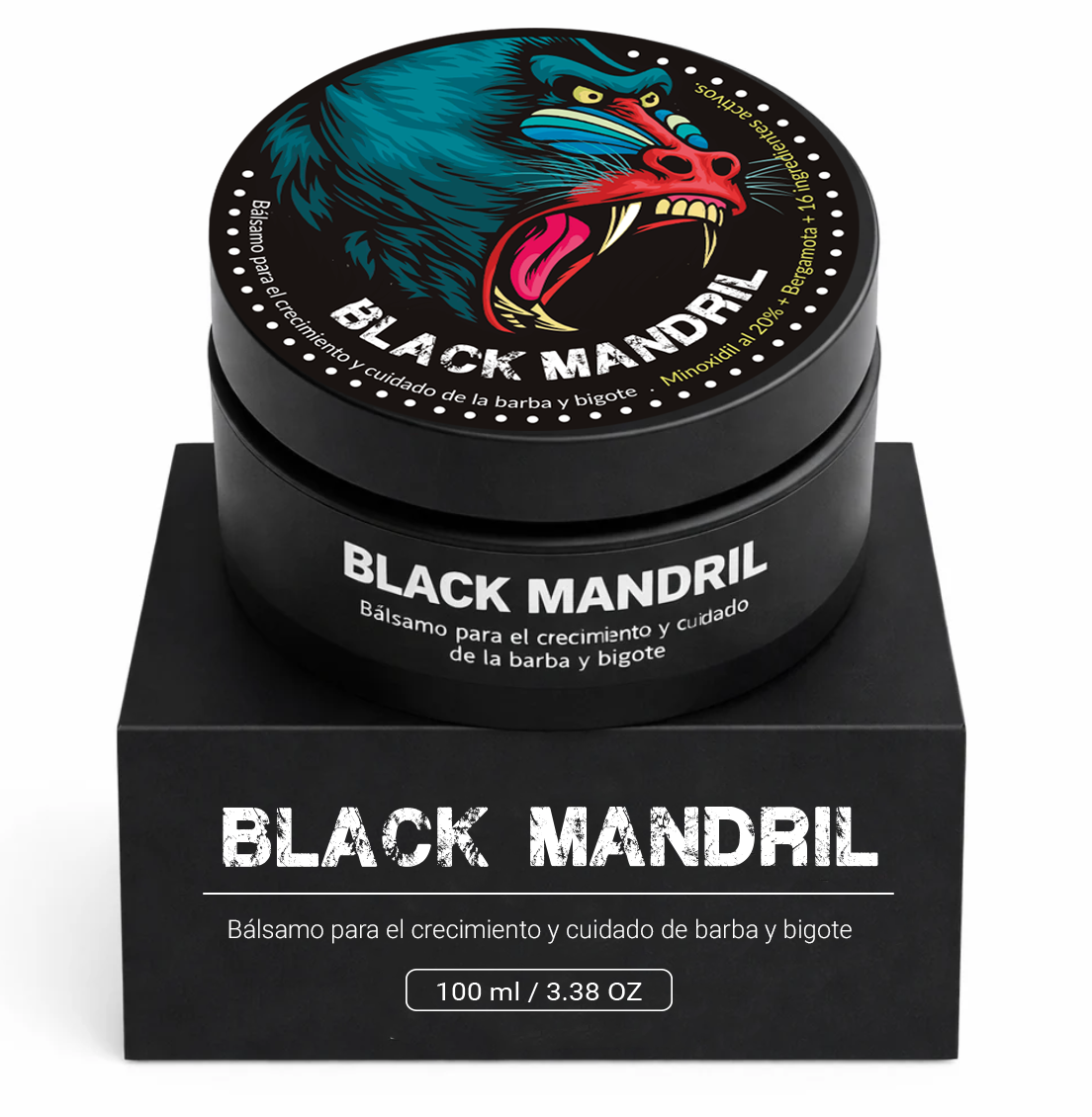 Bálsamo de crecimiento de barba 20% Minoxidil